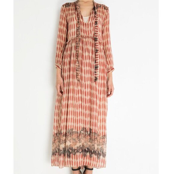 Giada Forte Vintage Resort Silk Printed Dress - Picture 1 of 16